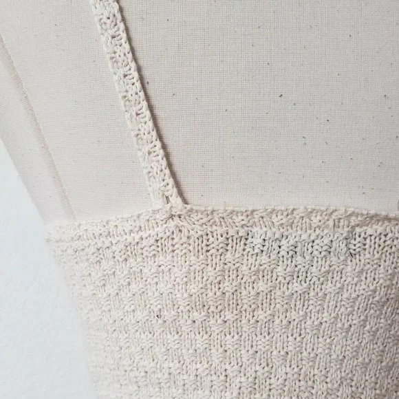 ‼️ Anthropologie Crochet Cropped Beige Boho Spring Summer Festival - Picture 5 of 5